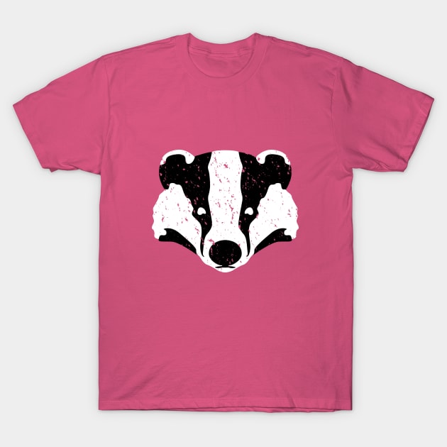 Badgers Crossing (B&W) T-Shirt by Paulychilds